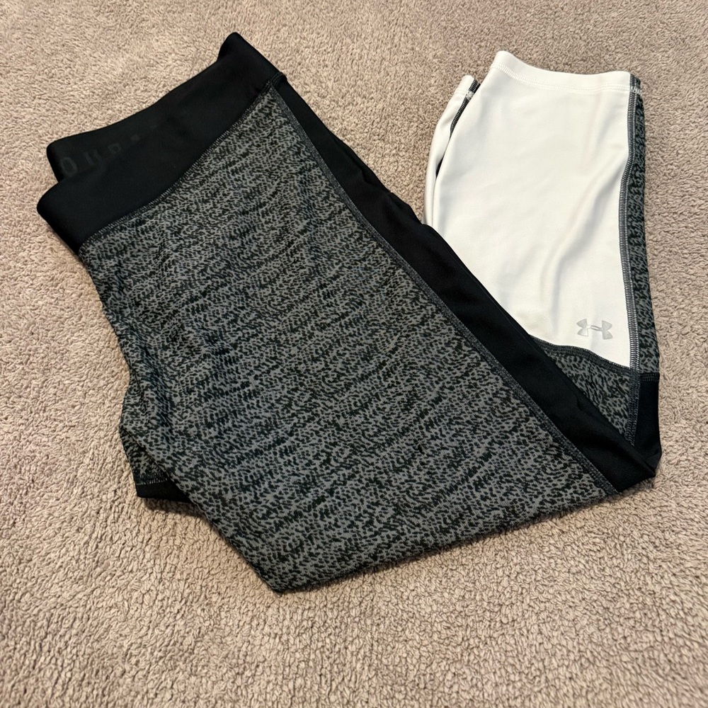Under Armour Black and Gray Leggings